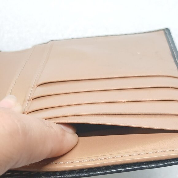 Kate Spade New York Black Italian Leather Bifold Wallet Made in Italy Good Cond - Picture 13 of 16
